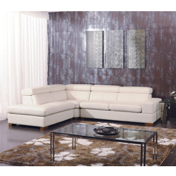 Wohnzimmer Echtes Leder Sofa (825)